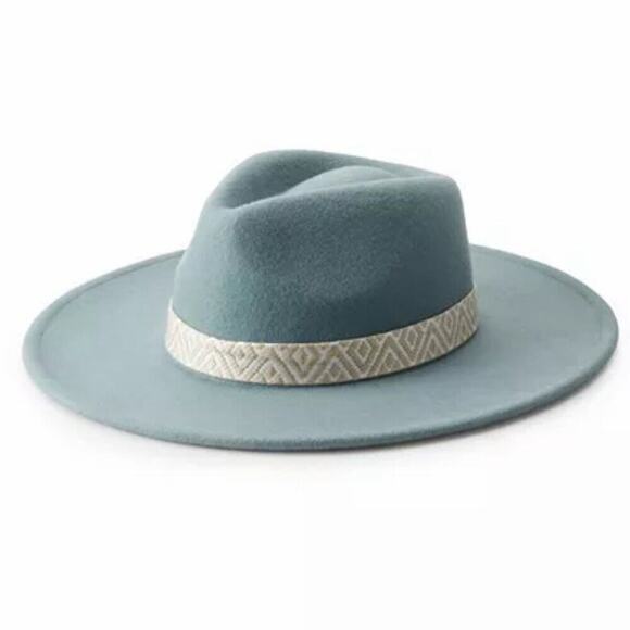 Sonoma Accessories - New Sonoma Sage Green Wool Panama Hat